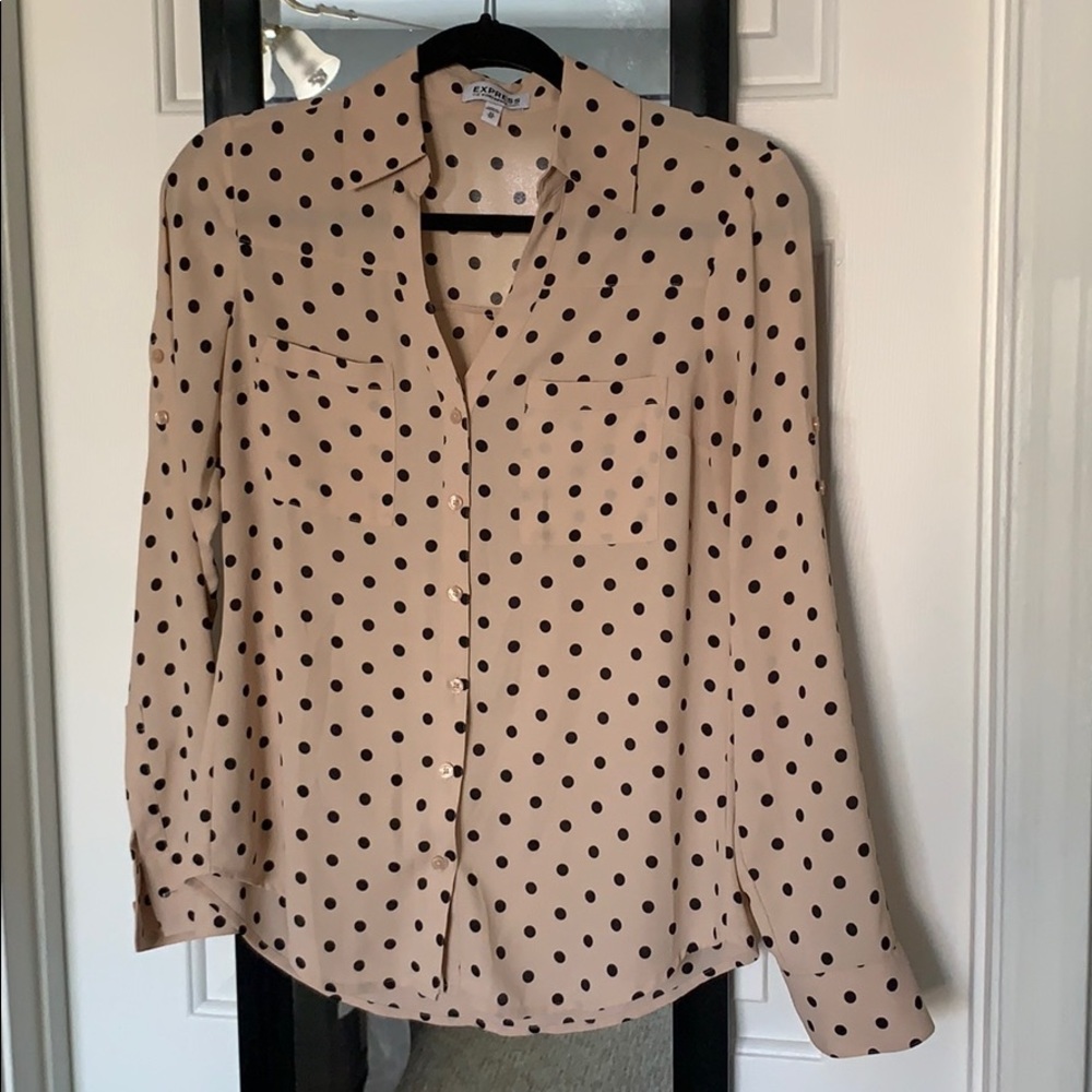 Express Silky Button Down - image 1
